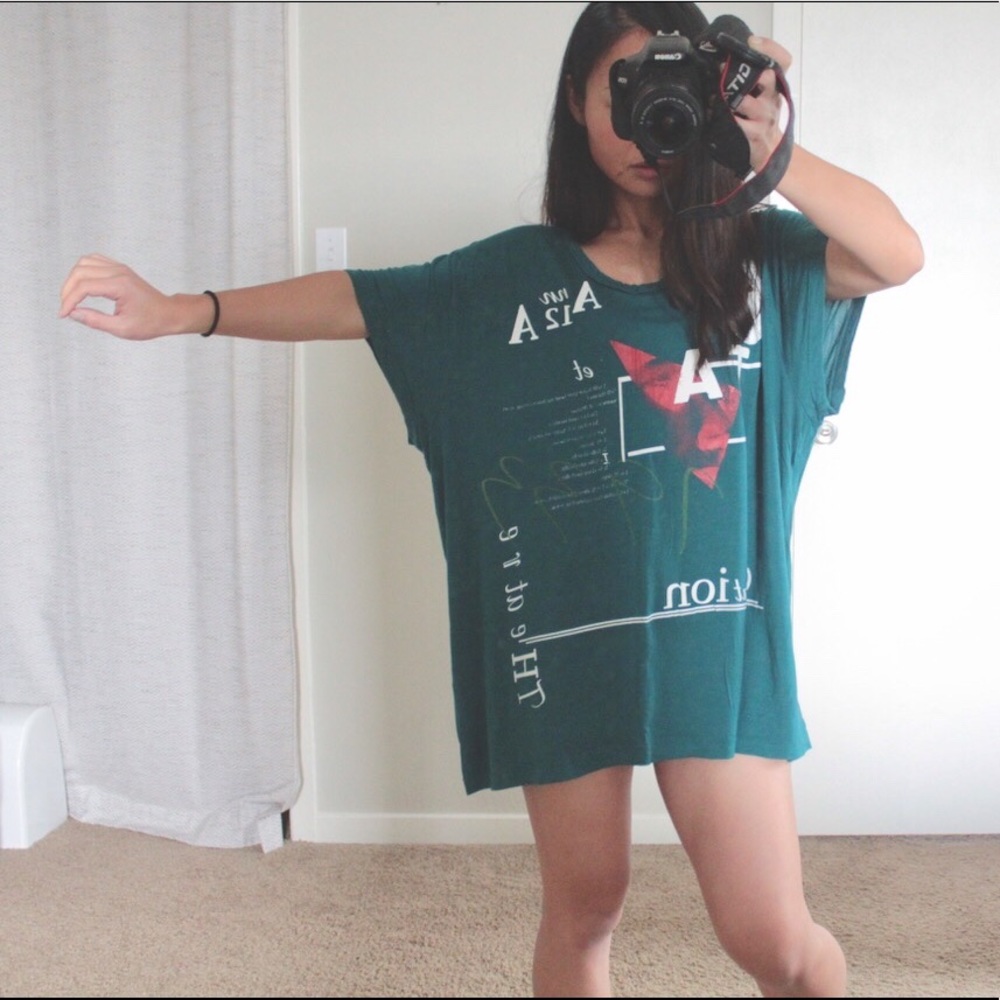 Oversized boxy T shirt
